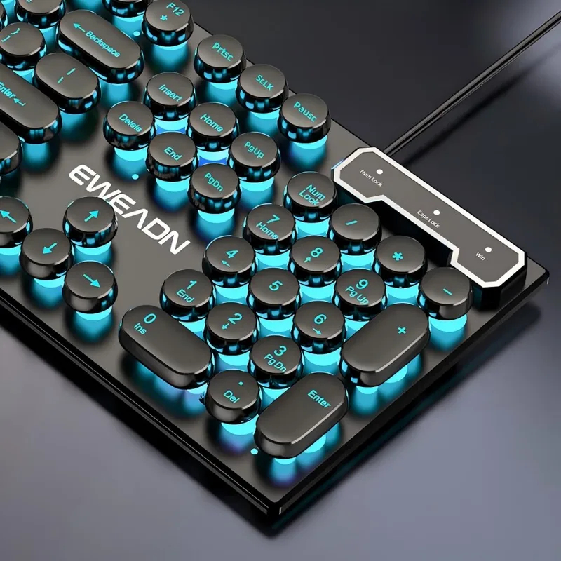 Mouse Gaming Retro - Zestaw klawiatura i mysz w stylu