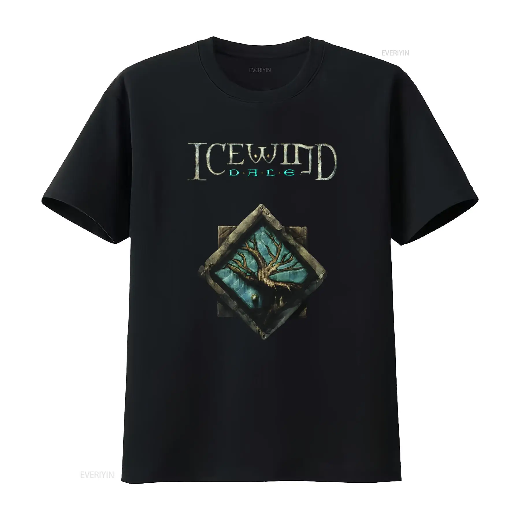 Retro Gaming T Shirt - Koszulka Icewind Dale Logo Klasyczna Gra