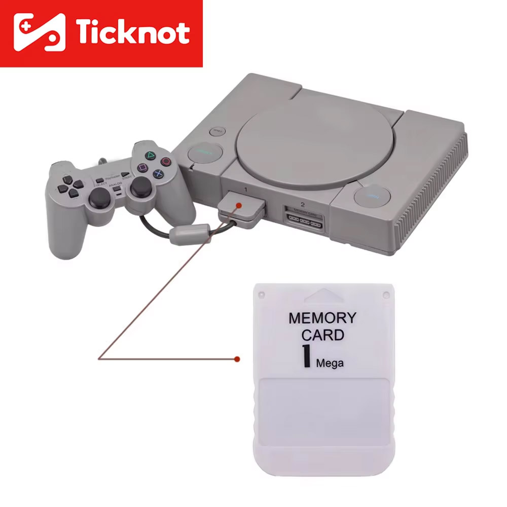 Memory Card Ps1 - Karta pamięci TicKnot 1 MB 1