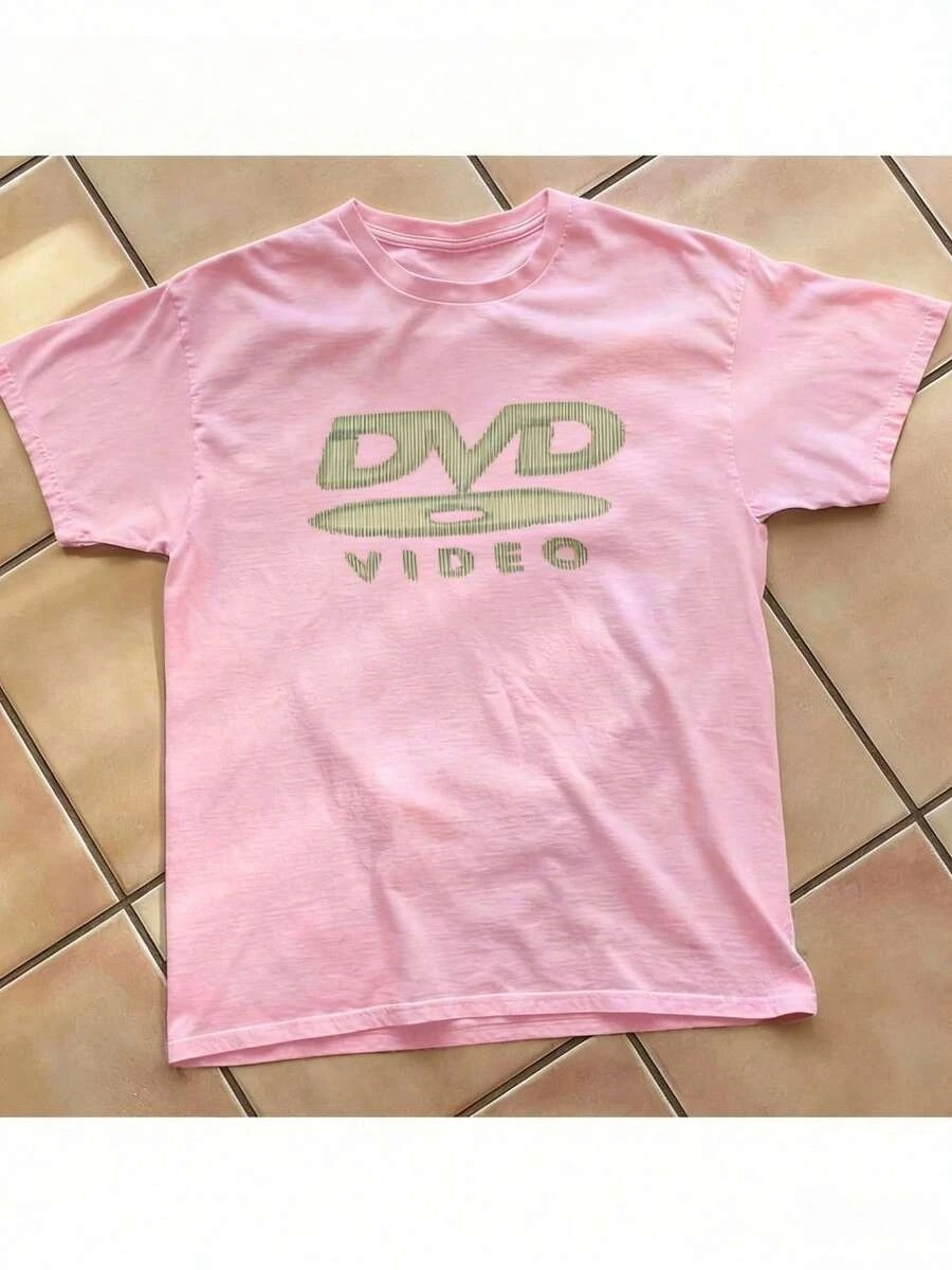 Retro Gaming T Shirt - [100% Bawełna] Koszulka z nadrukiem DVD,