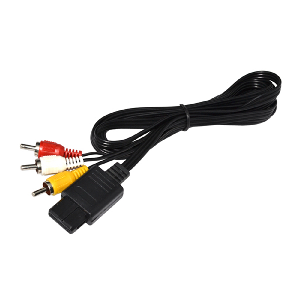 Retro Gaming Cables - Kabel audio-wideo 3RCA AV do N64,