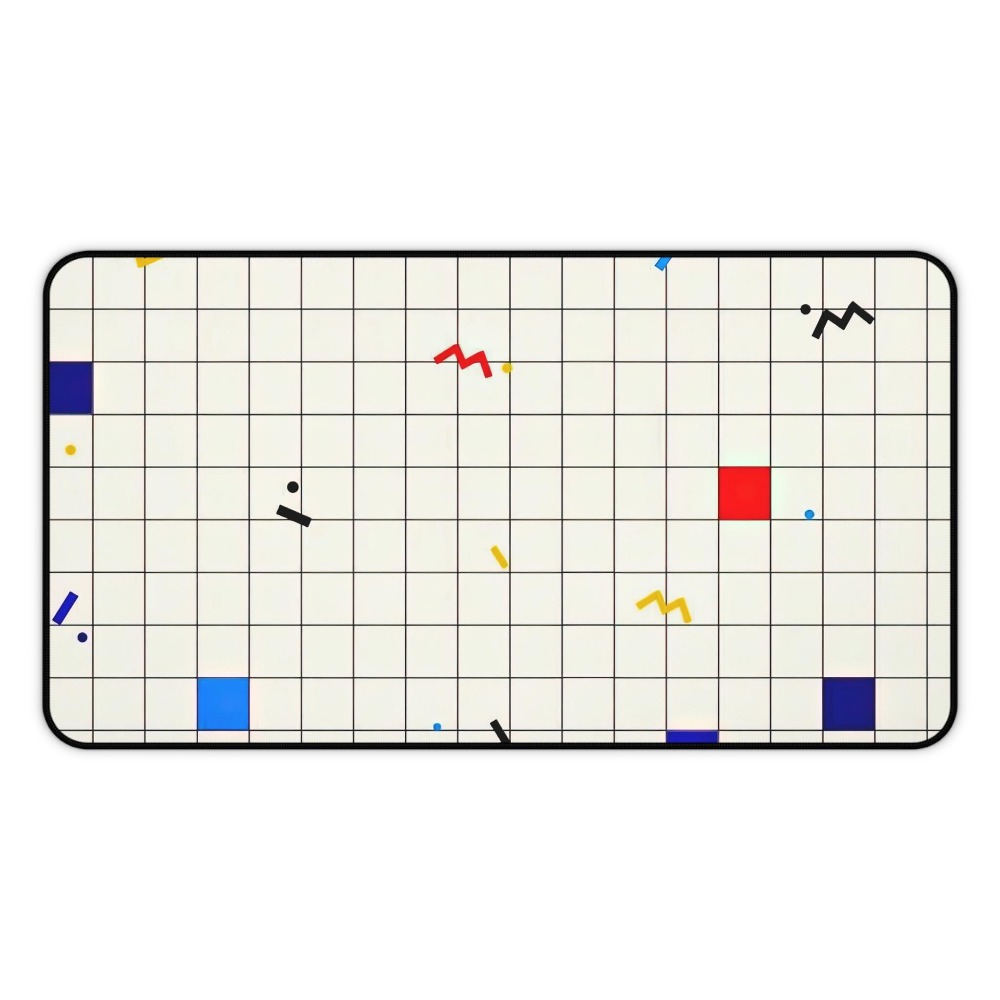 Mouse Gaming Retro - Retro Geometryczna Podkładka na Biurko z