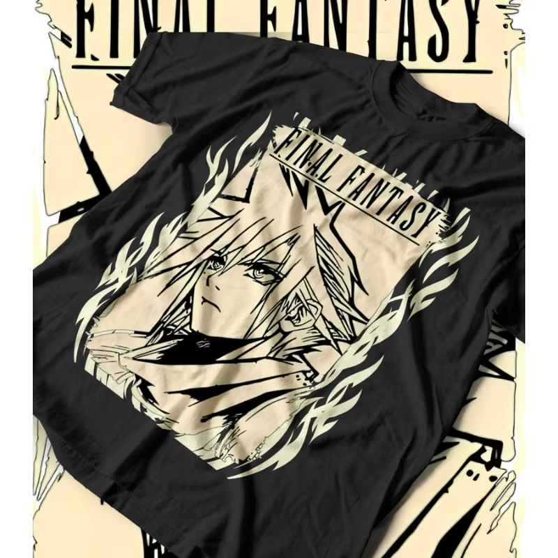 Retro Gaming T Shirt - Koszulka Final Fantasy VII Rebirth FF7
