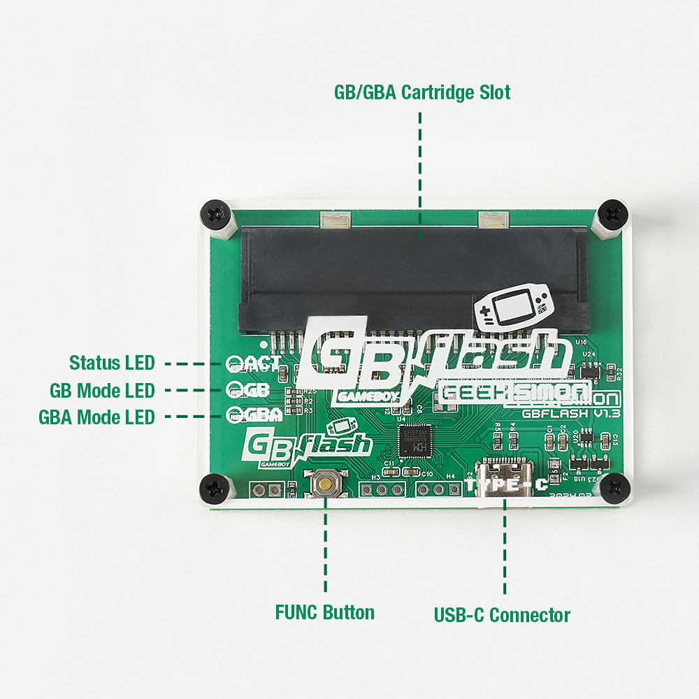 Rom Cartridge Flash - Nagrywarka kart Flash do Game Boy/Game