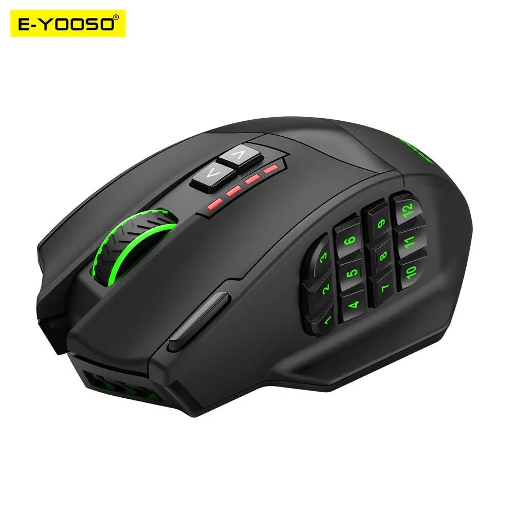Mouse Gaming Retro - E-YOOSO X-33 RGB USB 2.4G bezprzewodowa