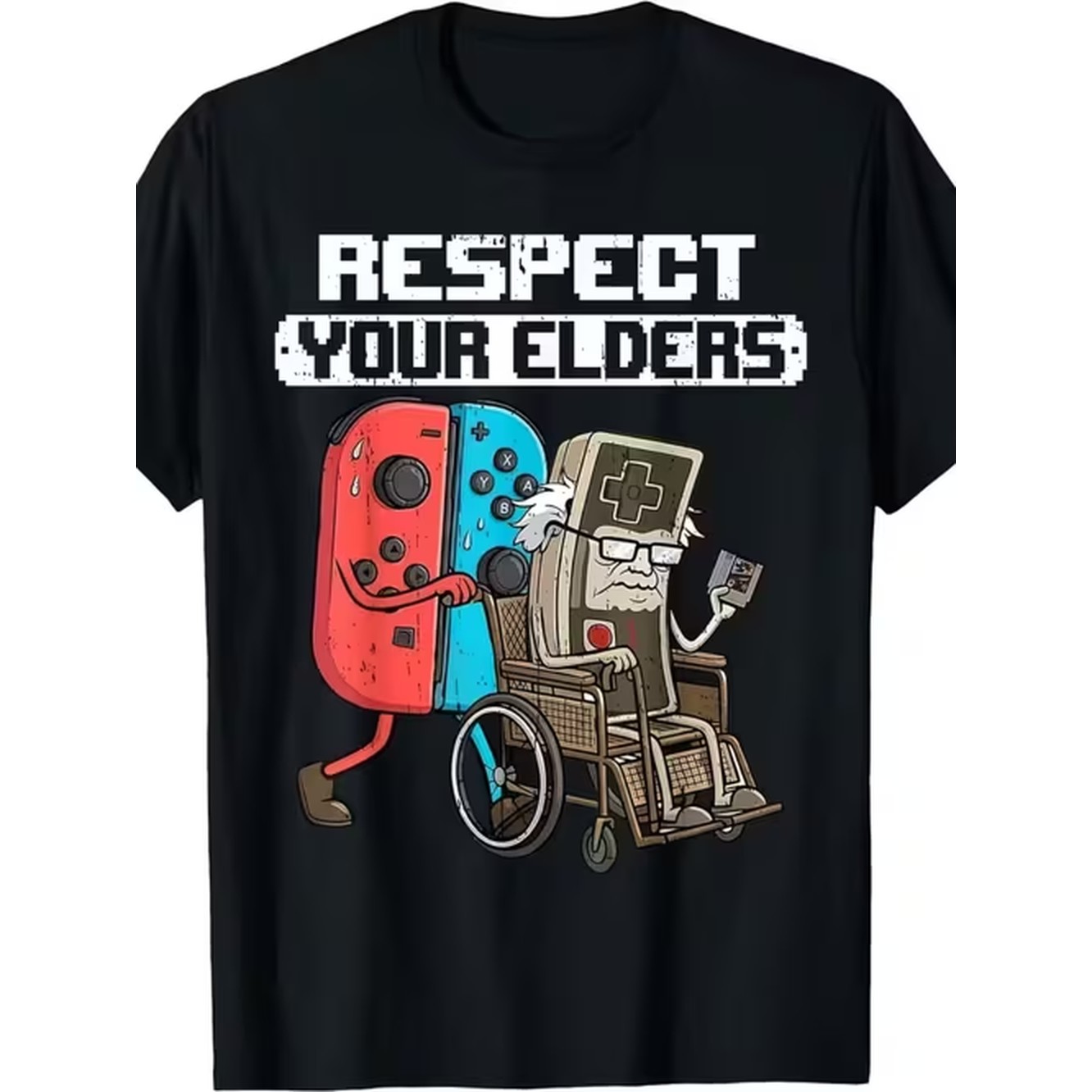 Męska koszulka z wzorem, motyw – Retro Gaming T Shirt recenzja i cena