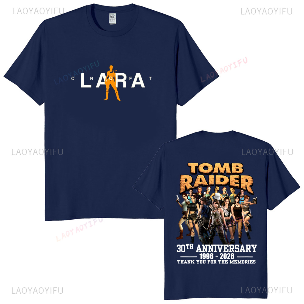 Koszulka unisex Tomb Raider z  – Retro Gaming T Shirt recenzja i cena