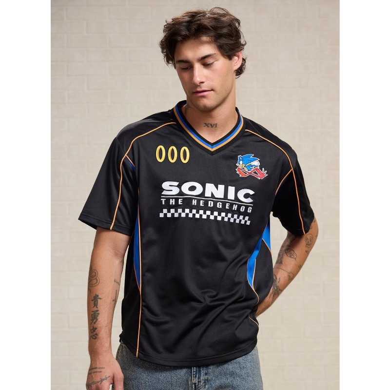 Koszulka męska Sonic The Hedge – Retro Gaming T Shirt recenzja i cena