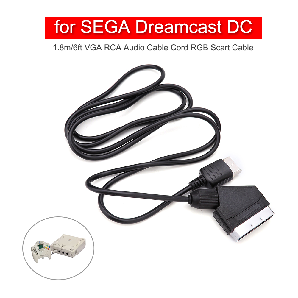 Kabel RGB Scart do SEGA Dreamc – Retro Gaming Cables recenzja i cena