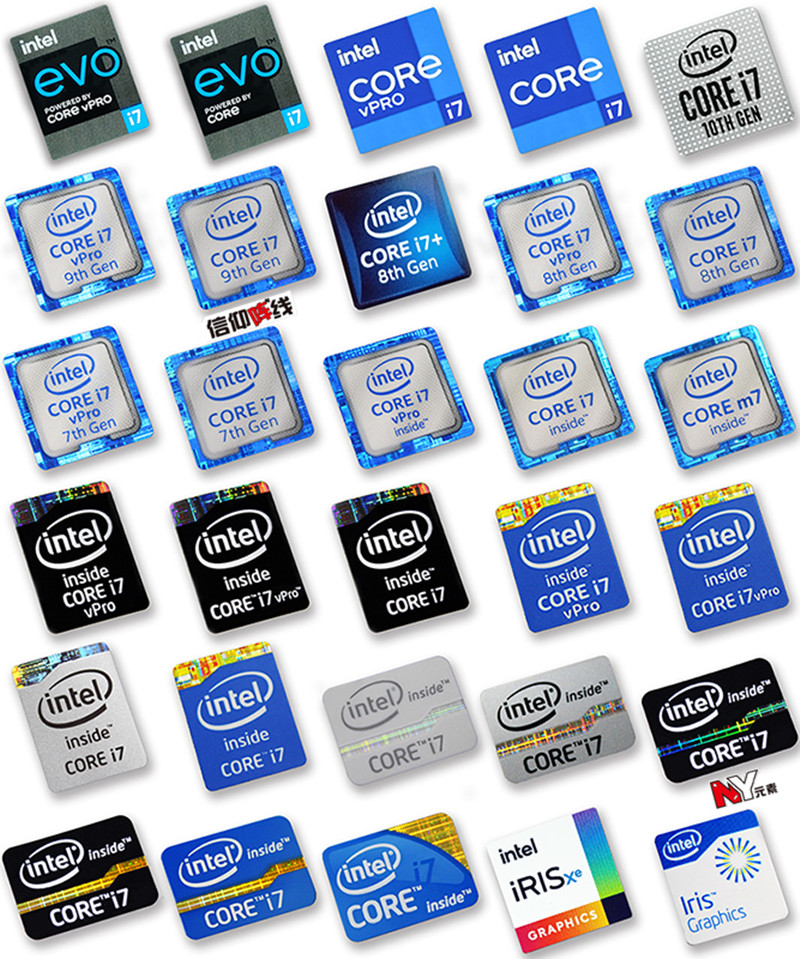 Oryginalna naklejka z etykietą – Intel Cpu Core I7 recenzja i cena