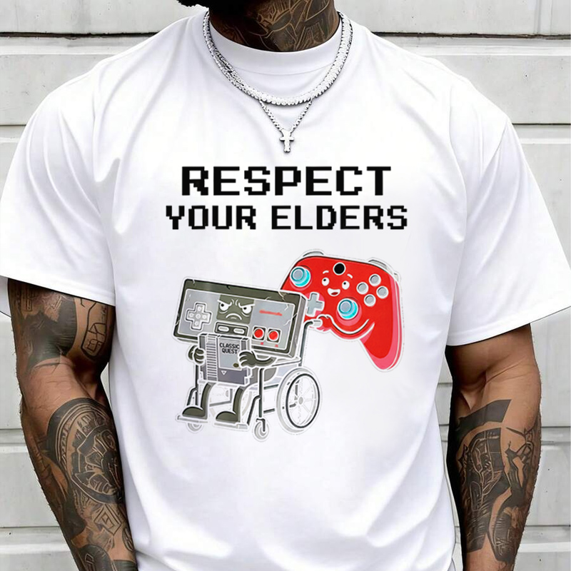 Zabawna koszulka męska z motyw – Retro Gaming T Shirt recenzja i cena