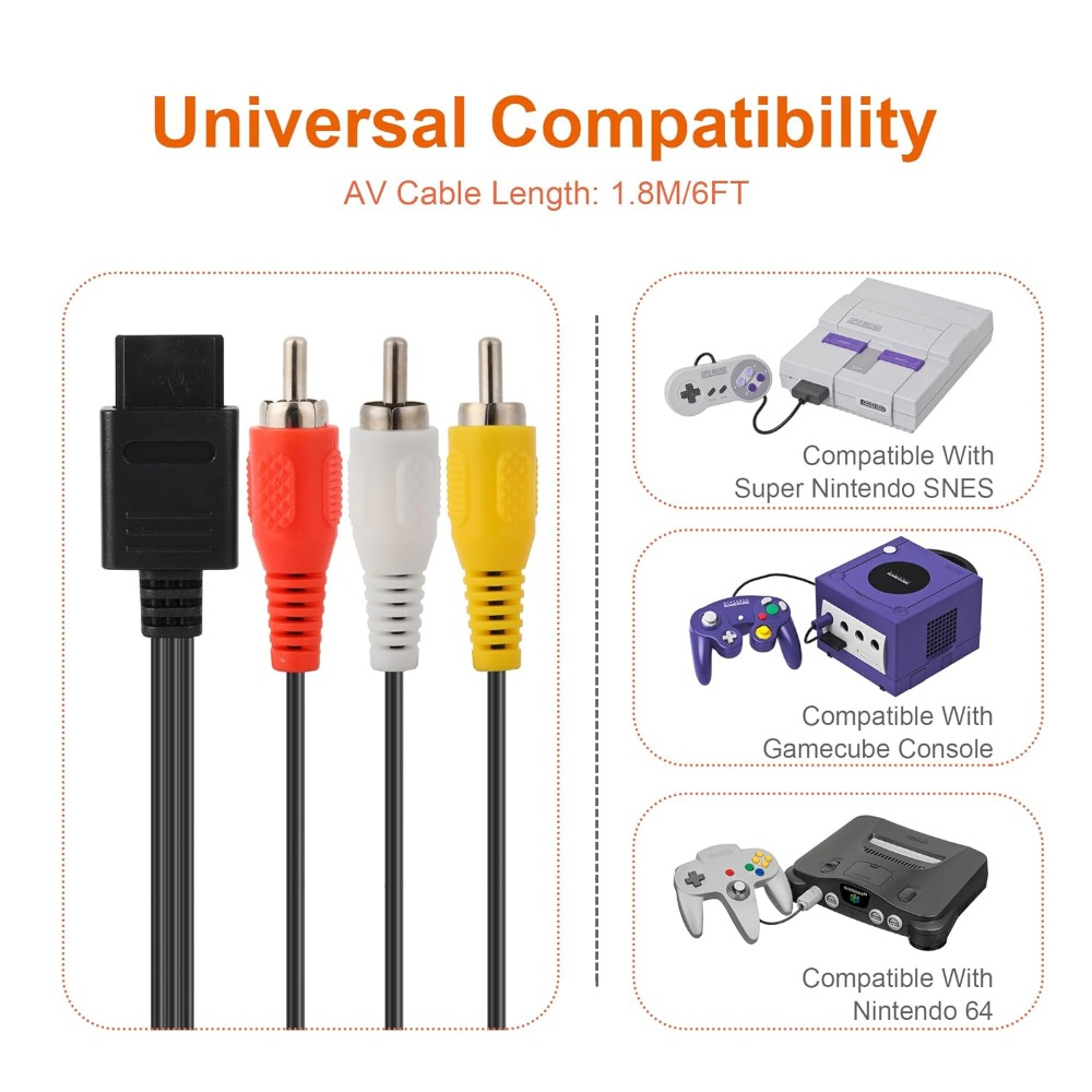 N64/Gamecube/SNES/SFC wysokiej – Retro Gaming Cables recenzja i cena