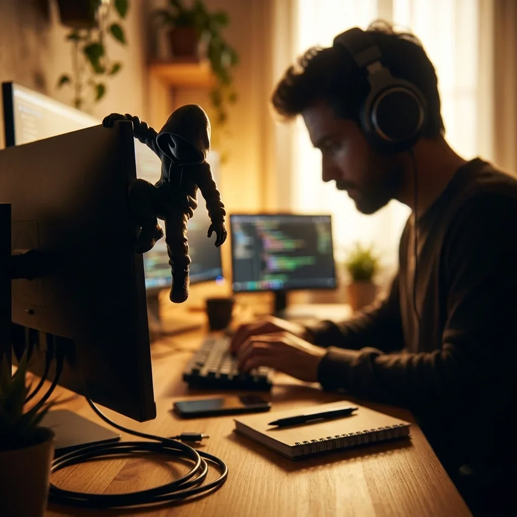 Dekoracja w formie figurki z d – Retro Gaming Desk Setup recenzja i cena